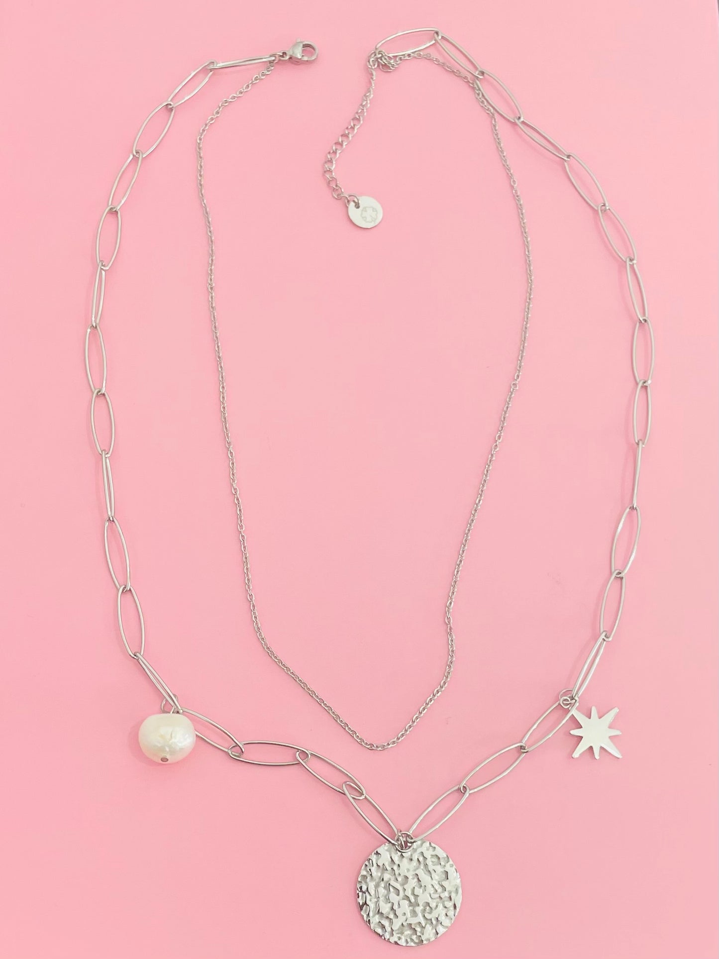 🎀✨Collier argenté✨🎀