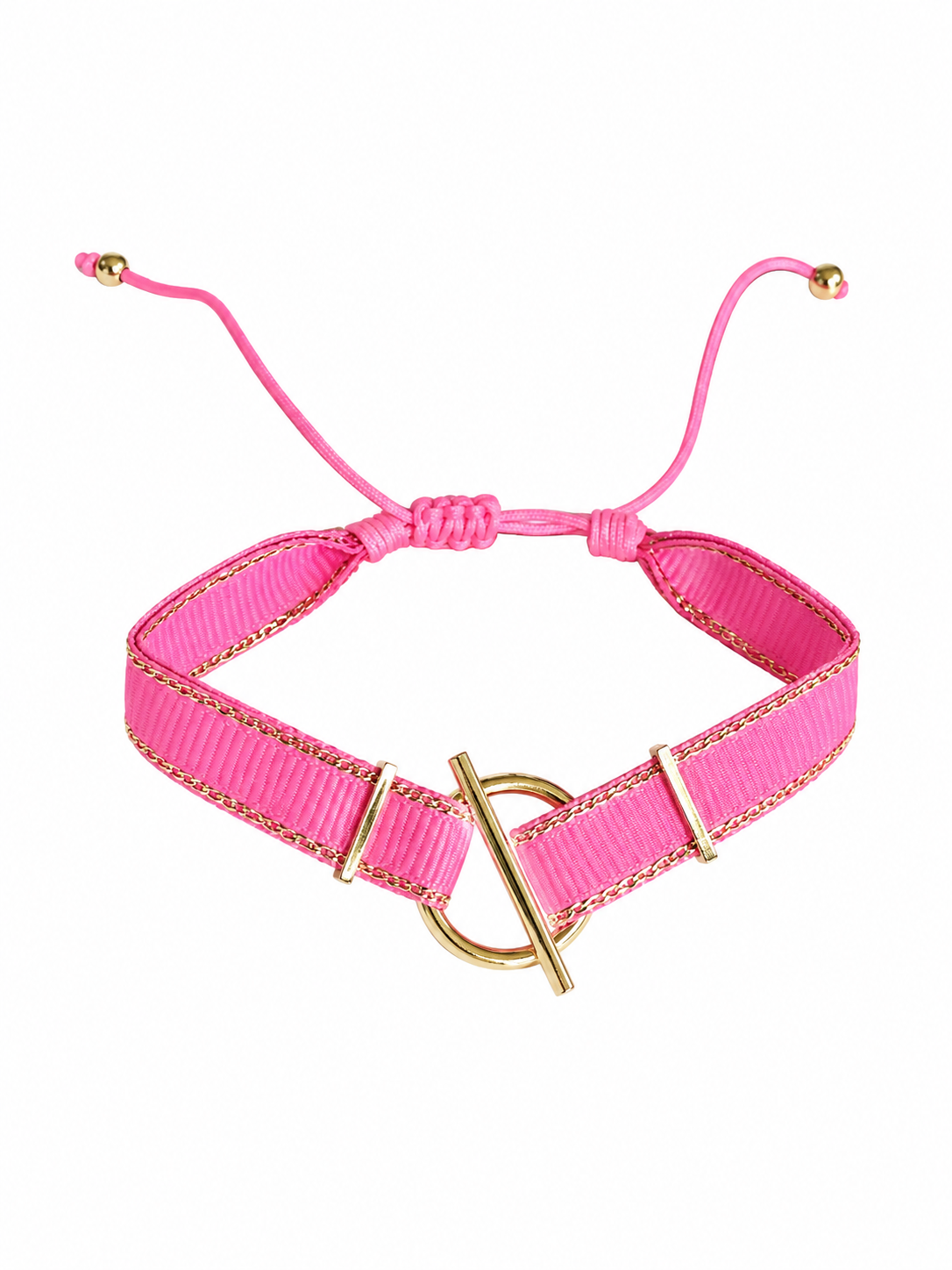 Bracelet doré rose