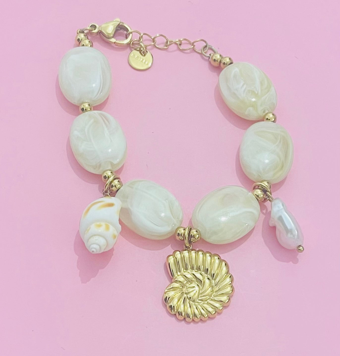 Bracelet doré mer