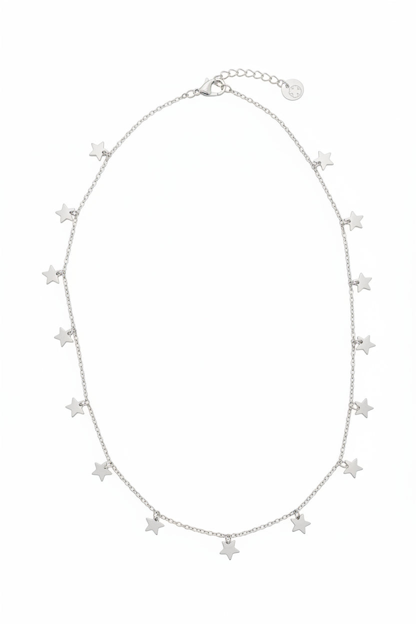 Collier étoiles argentées✨