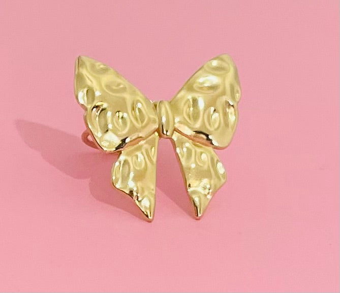 Bague dorée noeud 🎀✨