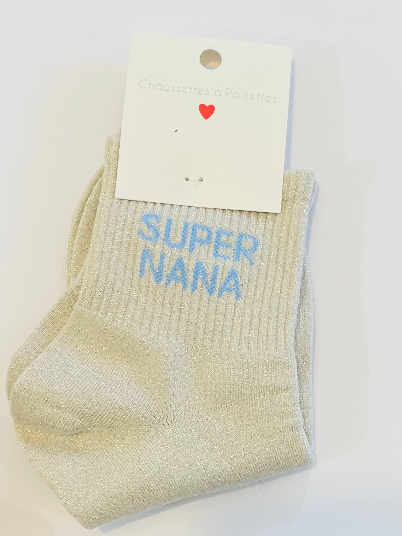 Chaussettes à paillettes Super NANA⭐️
