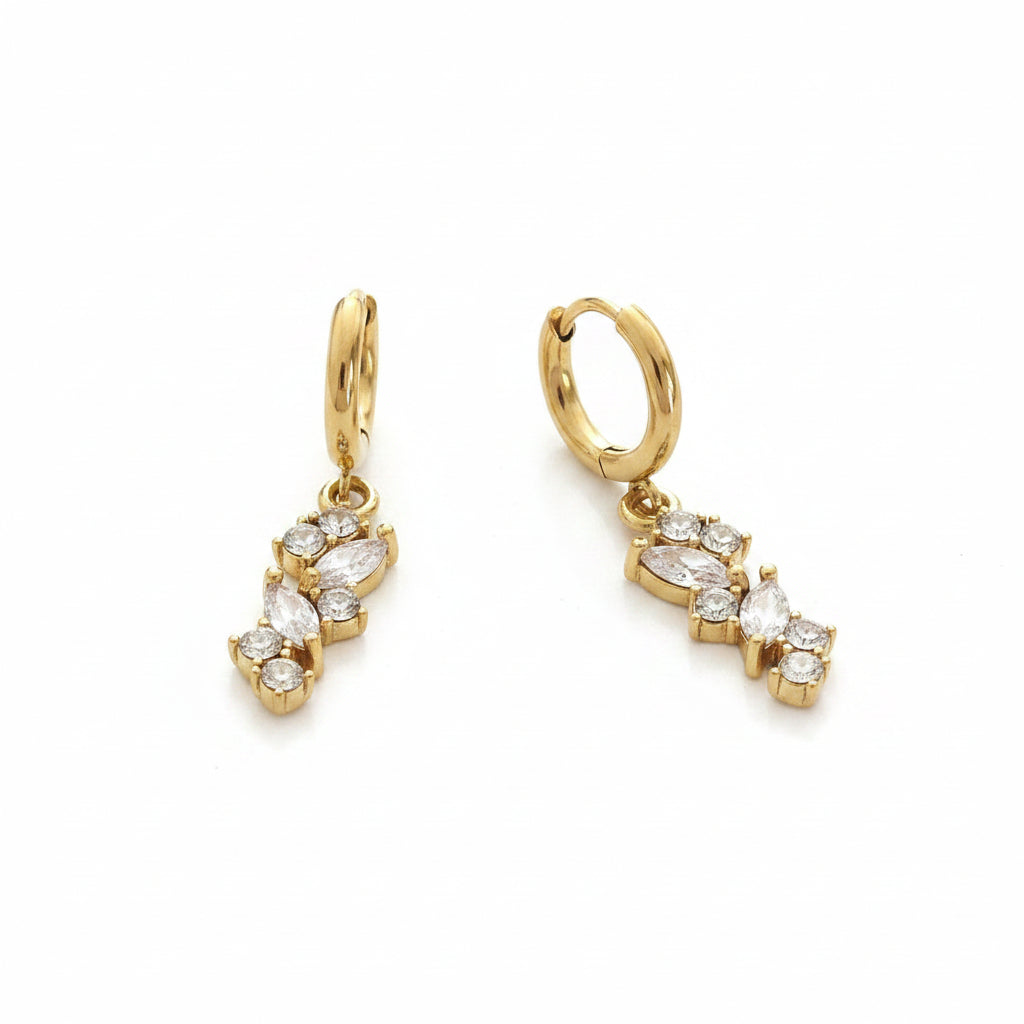 Boucles d’oreilles dorées ✨