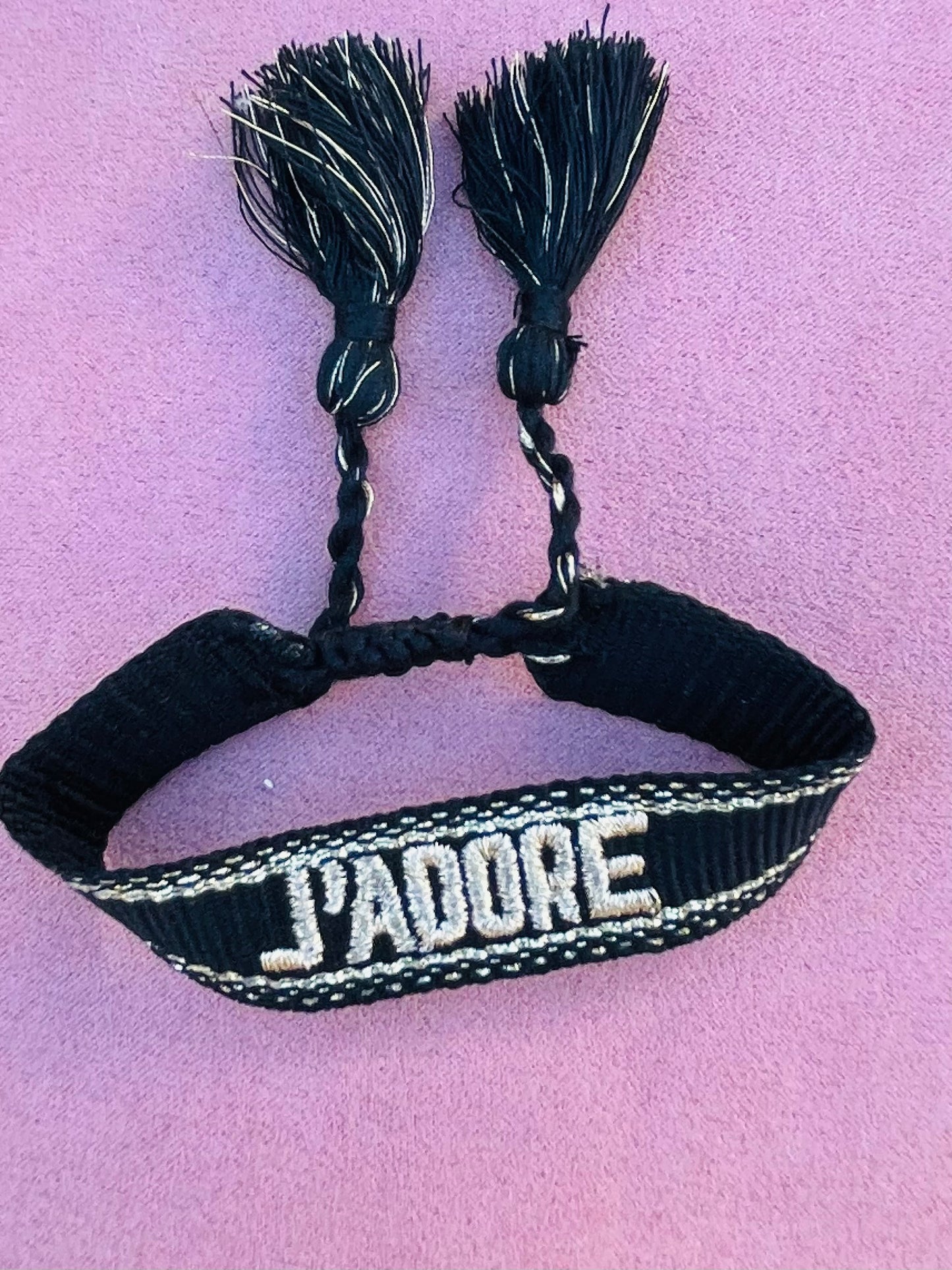 Bracelet tissu cordon