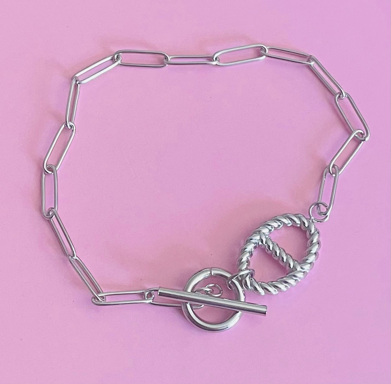 🎀✨Bracelet argenté maille marine ✨🎀