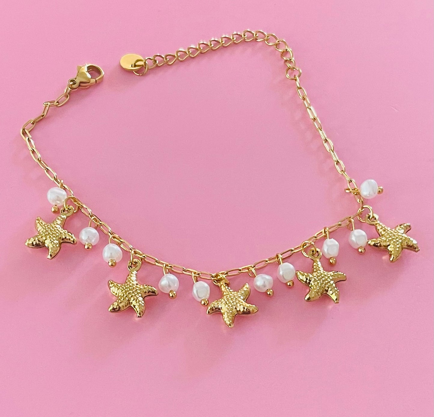 🎀✨bracelet doré étoiles de mer ✨🎀