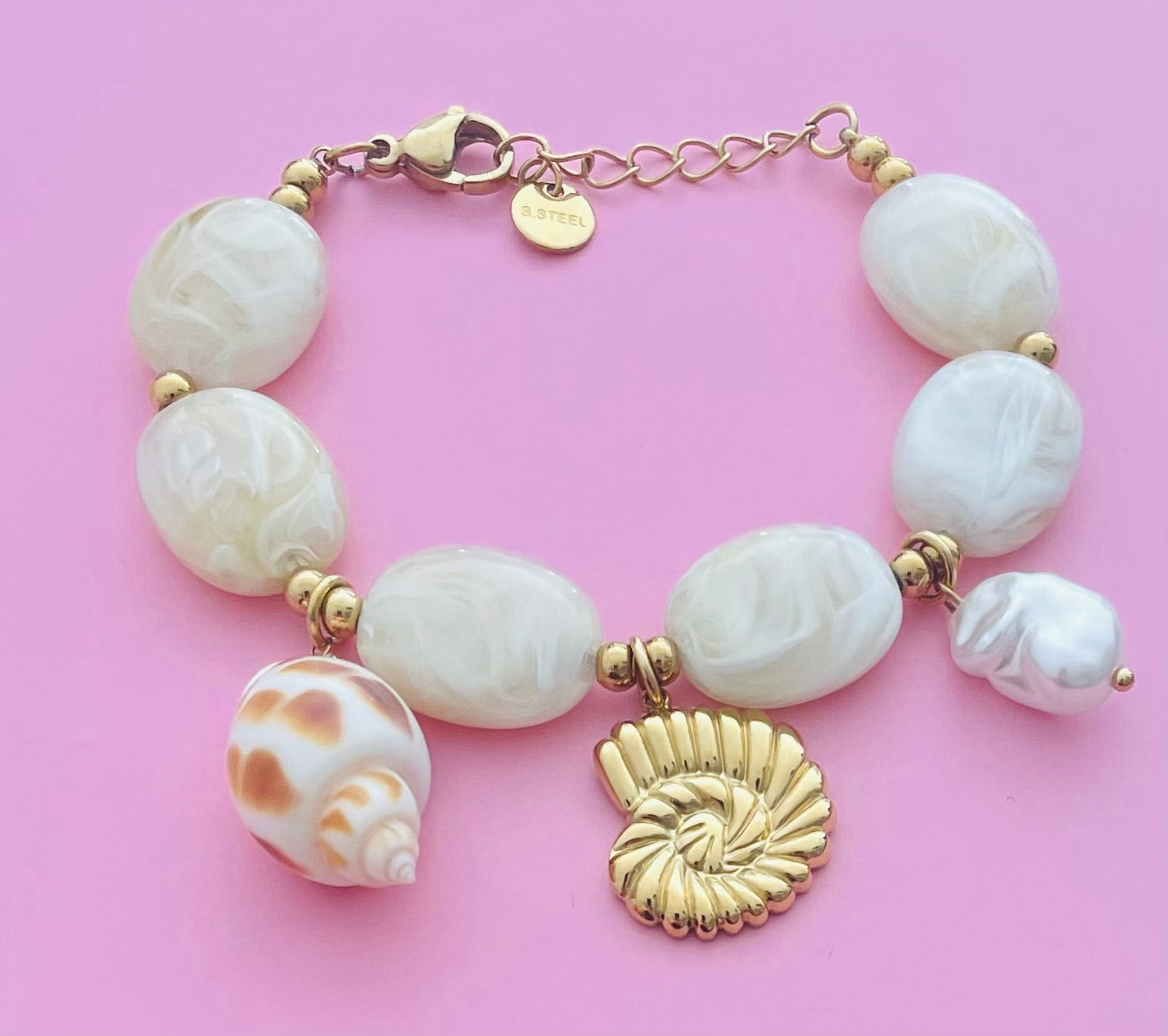 Bracelet doré mer✨🎀
