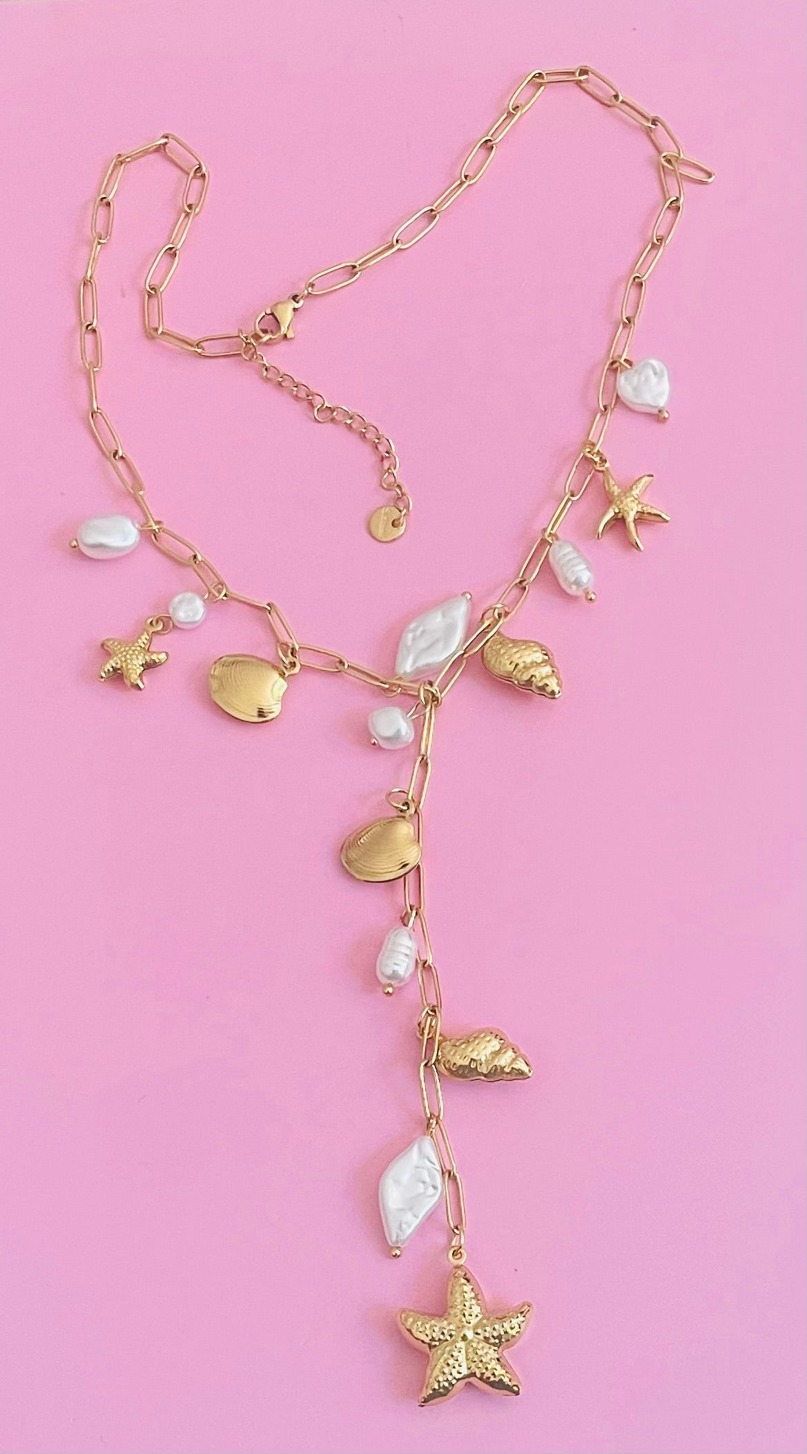 Collier doré breloques ✨🎀