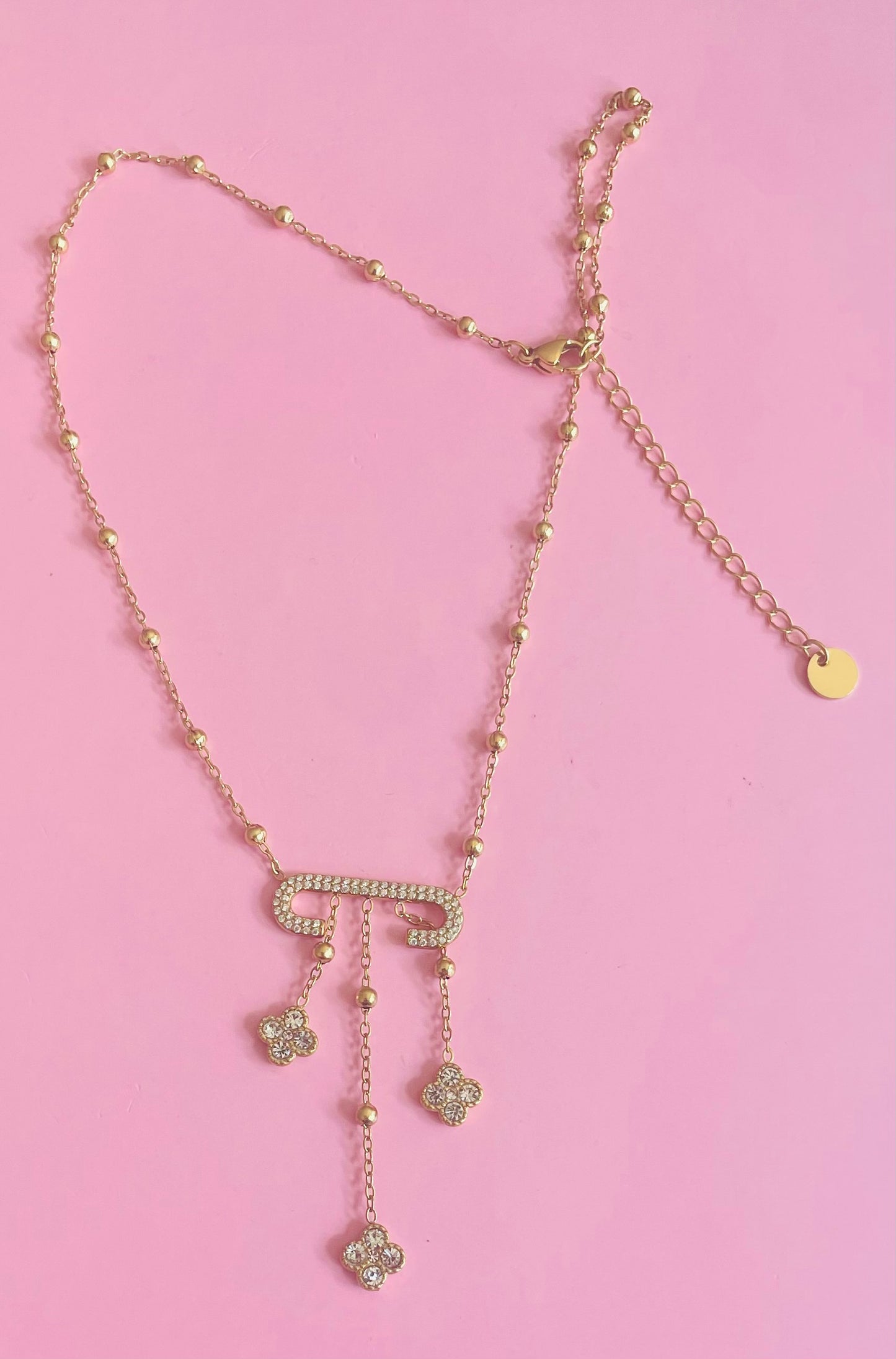 Collier doré 🎀
