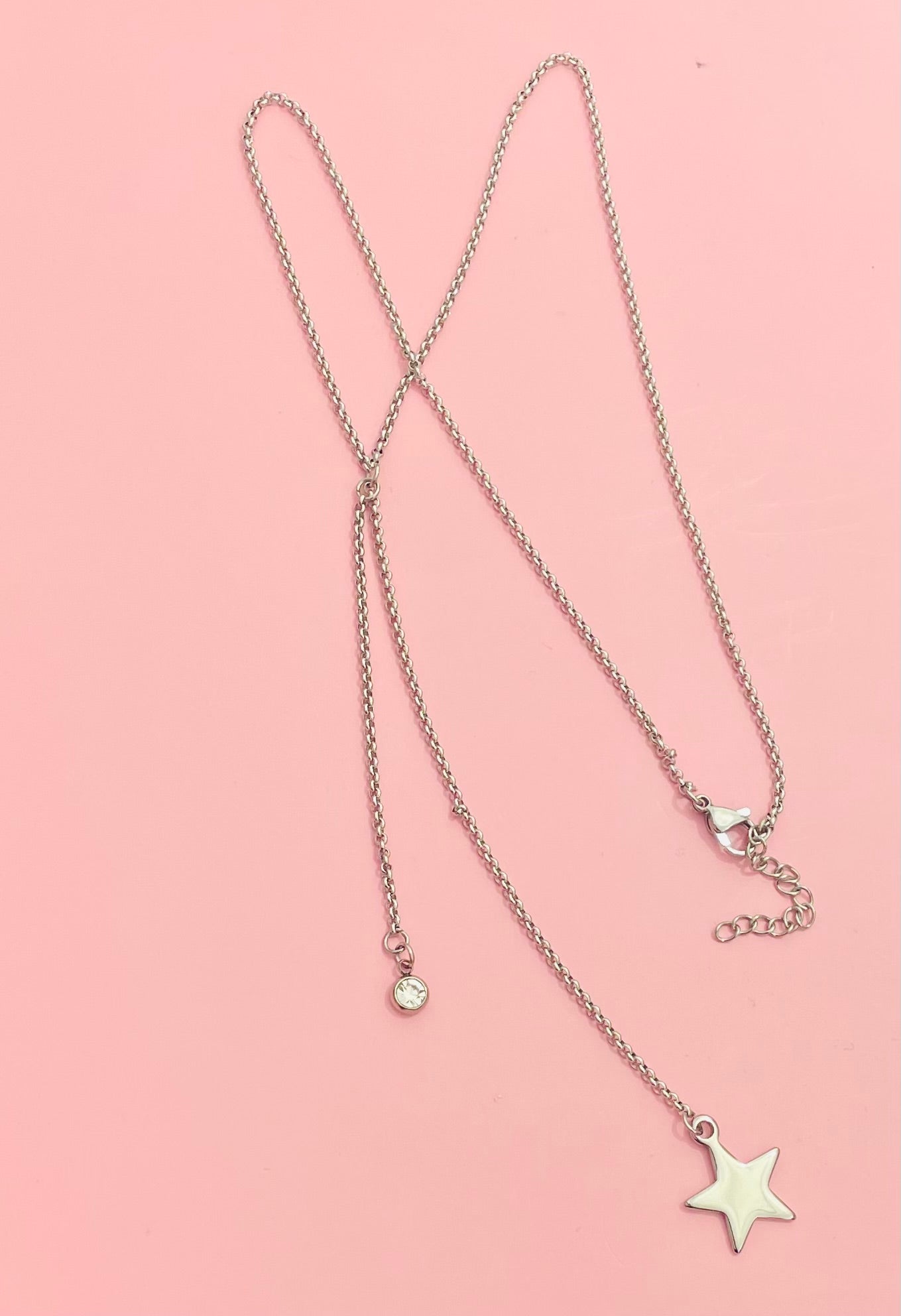 Collier argenté étoile