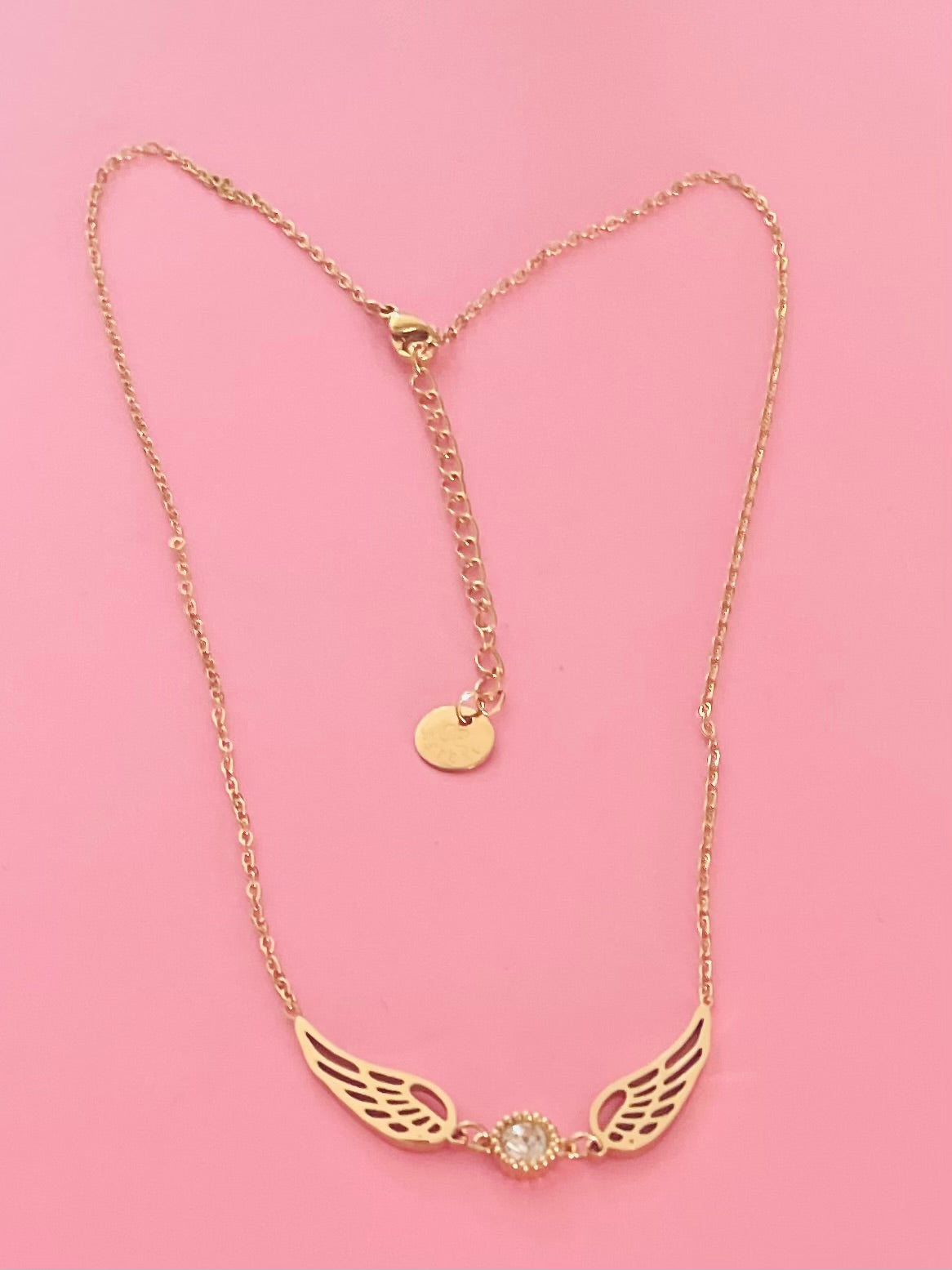 Collier doré ailes🎀