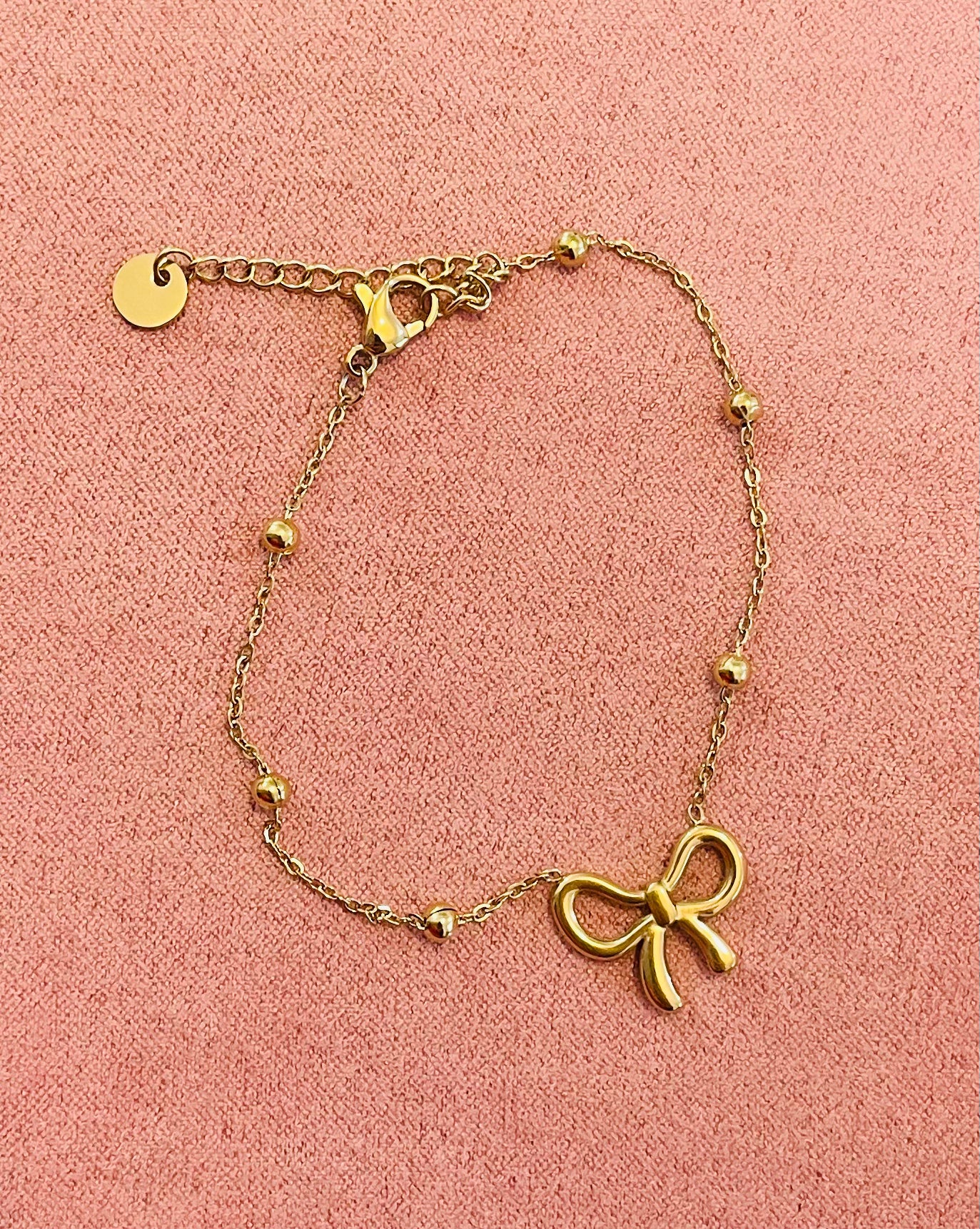 Bracelet doré noeud