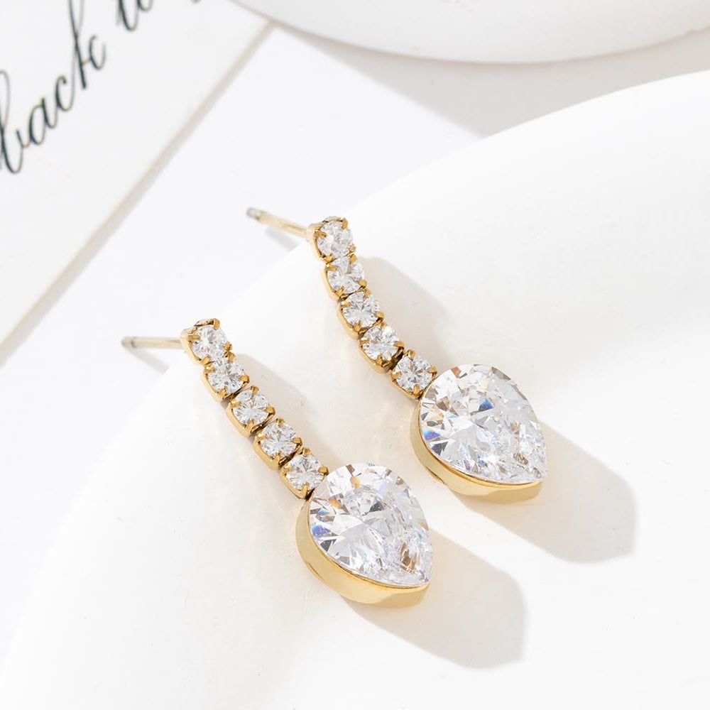 Boucles d'oreilles dorées