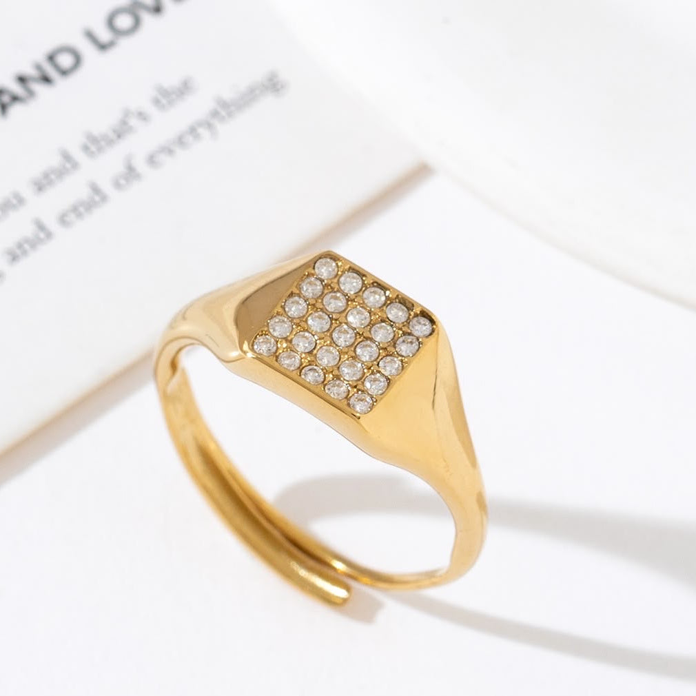 Bague dorée