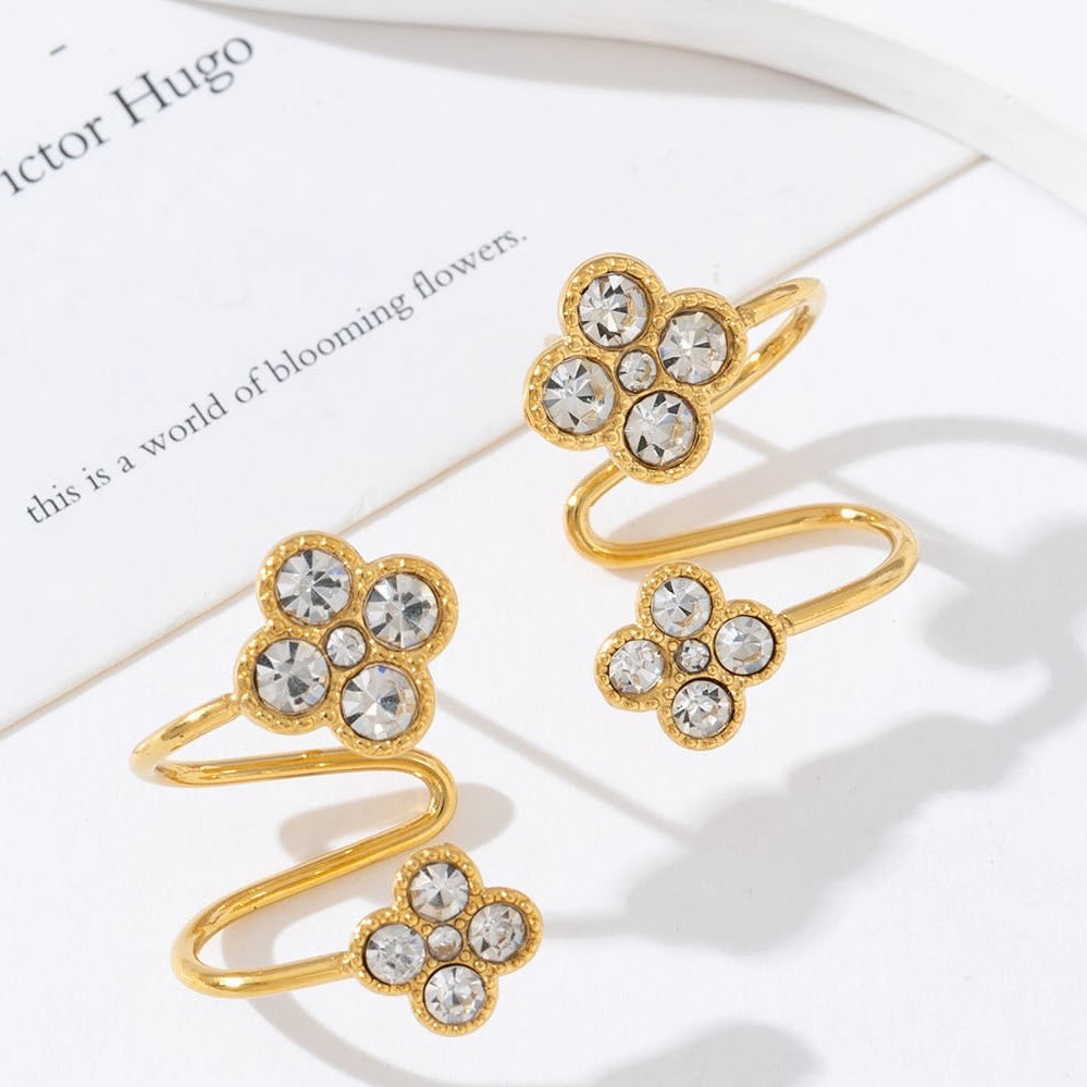 Boucles d'oreilles fleurs💕✨