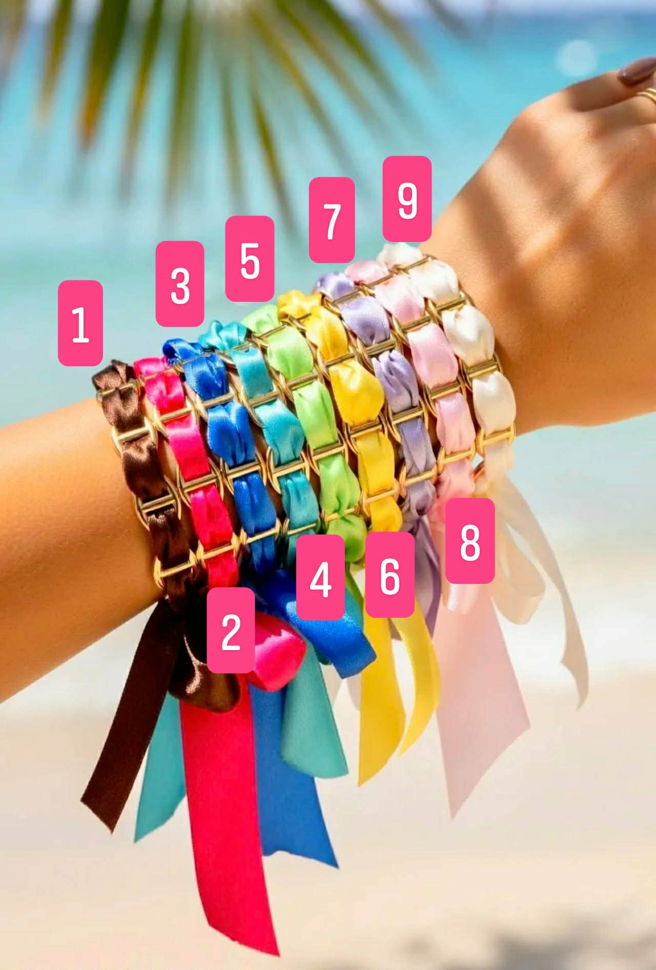 Joncs colorés 💖⭐