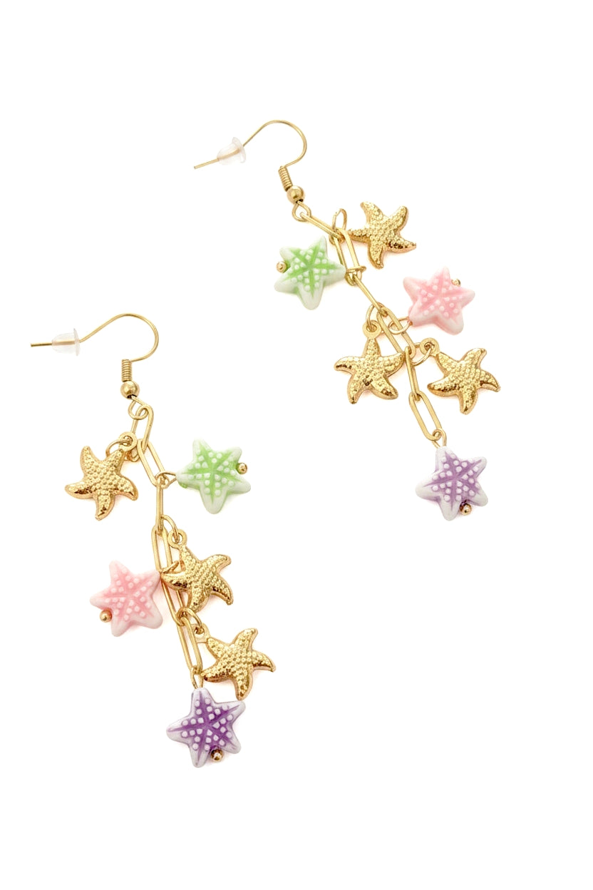 Boucles d'oreilles dorées