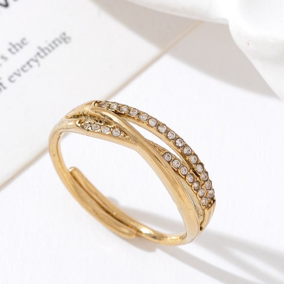 Bague dorée
