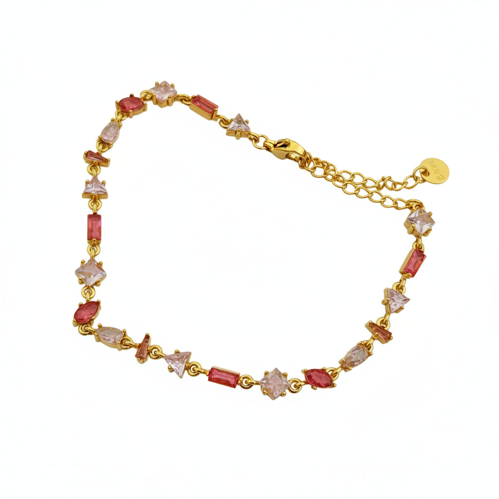 Bracelet doré rose
