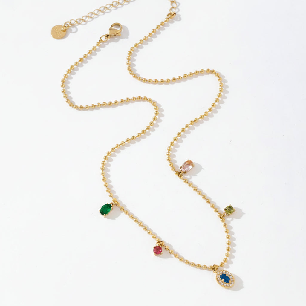 Collier doré multi🌺