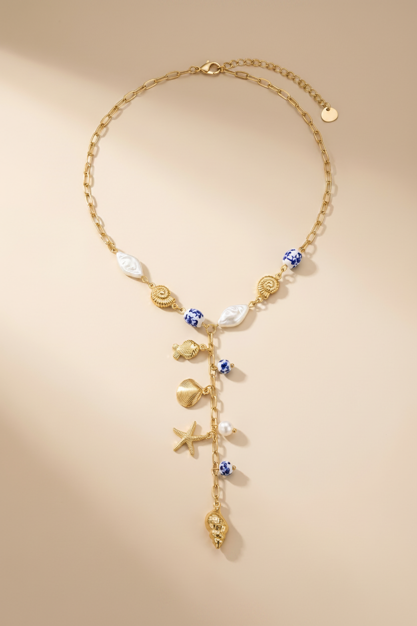 Collier doré y