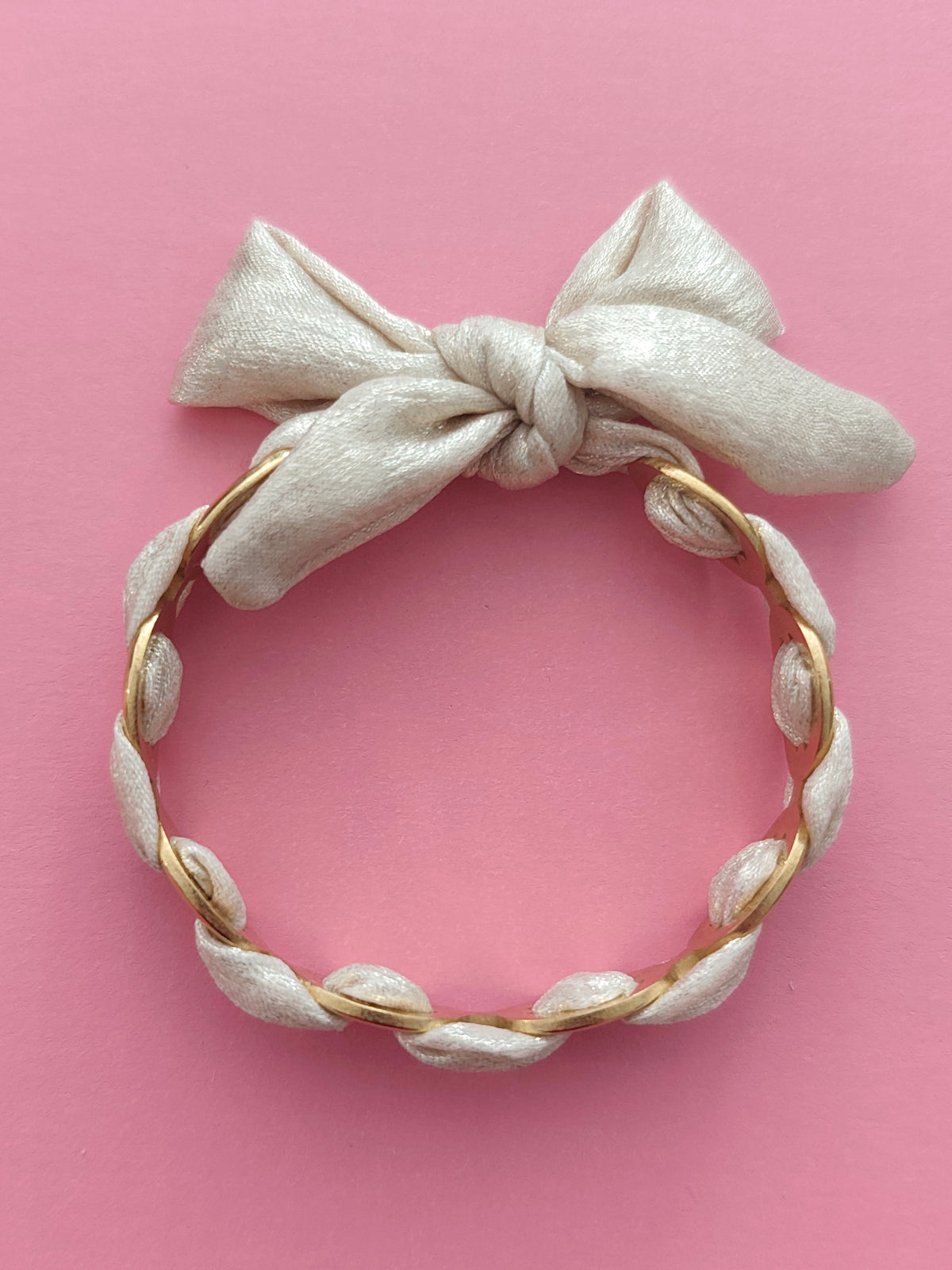 😍jonc avec tissu pailleté✨