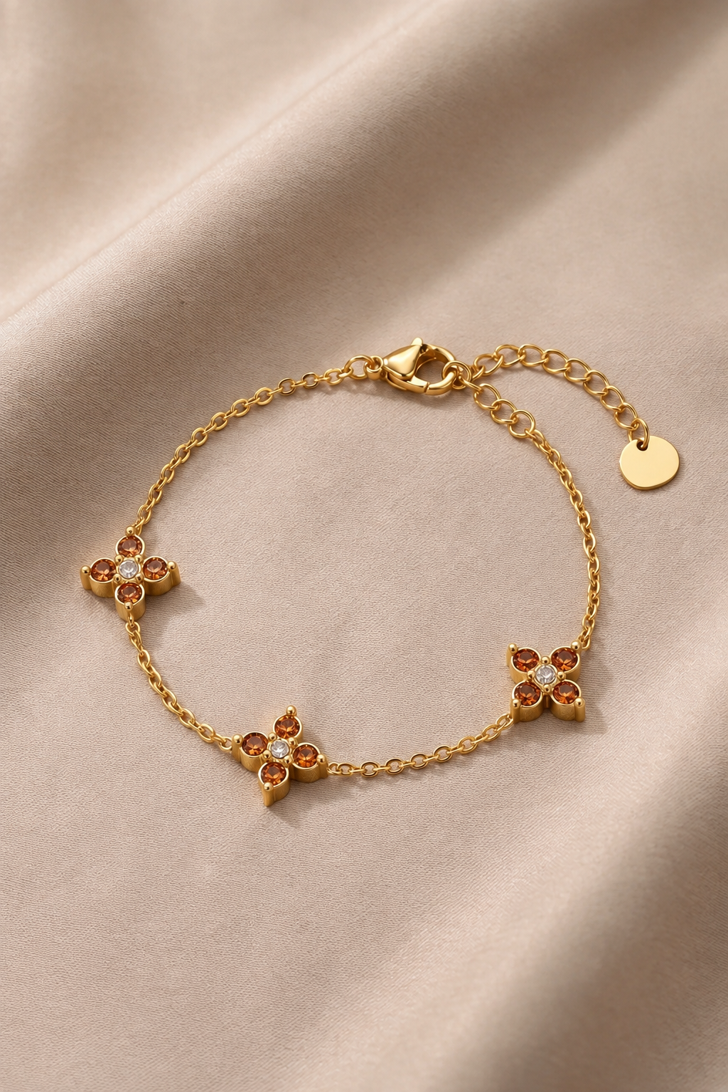 Bracelet doré marron 💕🍂