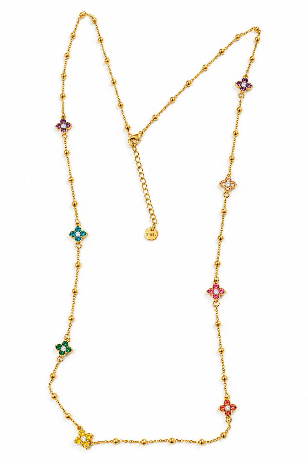 ⭐ Collier sautoir doré multi🌸
