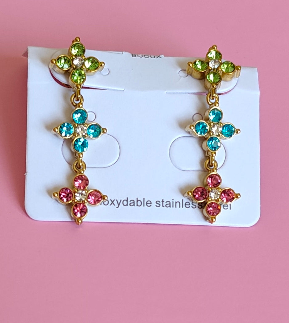Boucles d'oreilles dorées ⭐