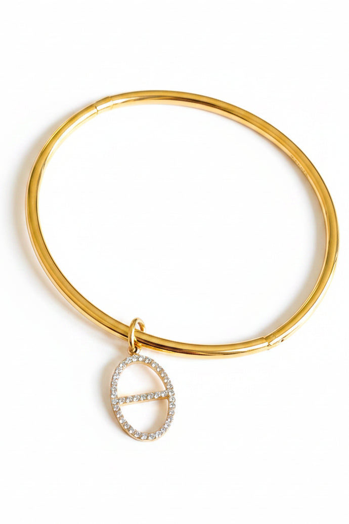 Jonc doré maille marine