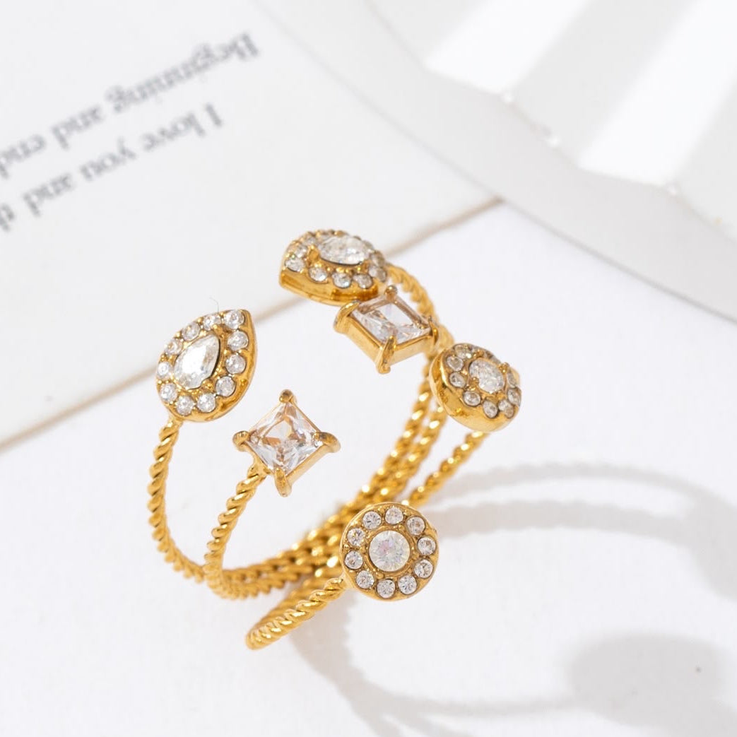 Bague dorée