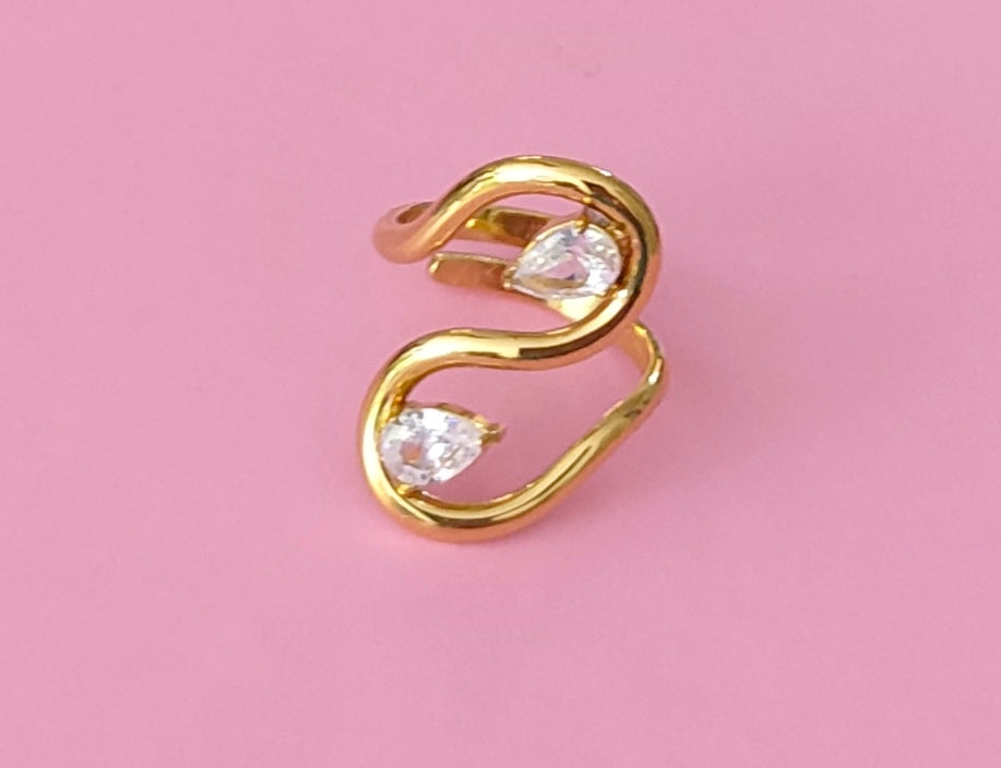 Bague dorée