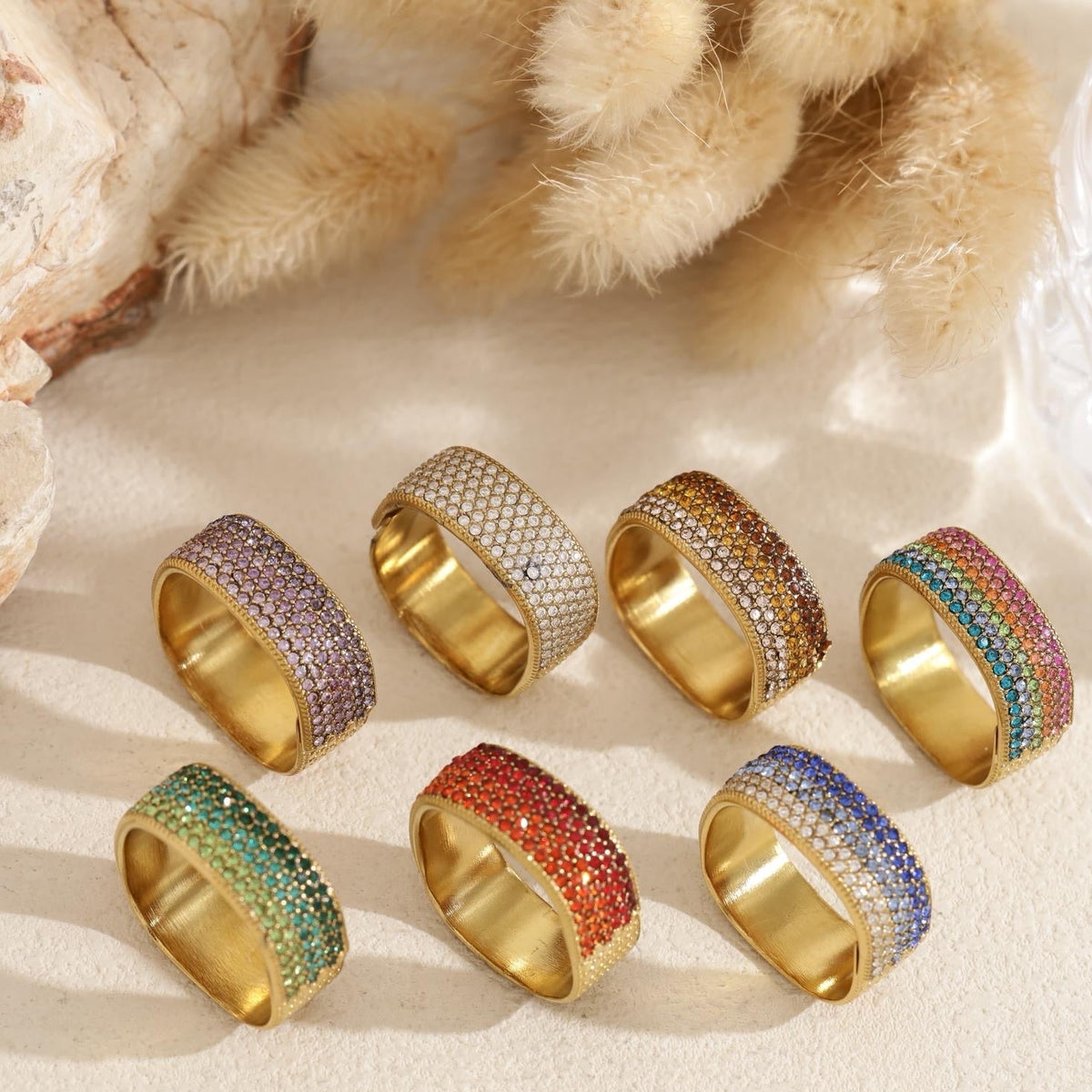 Bague dorée