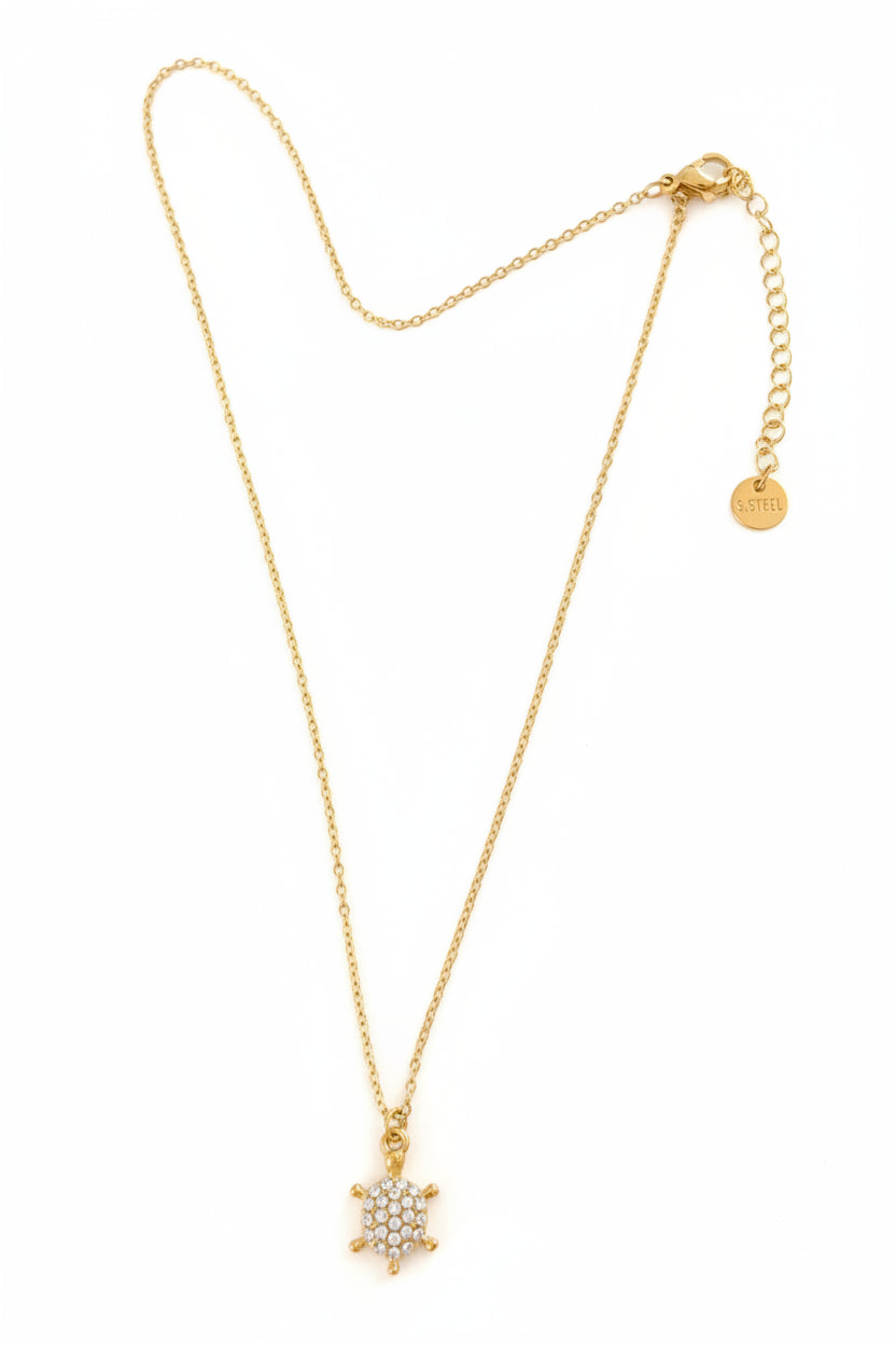 Collier doré tortue✨