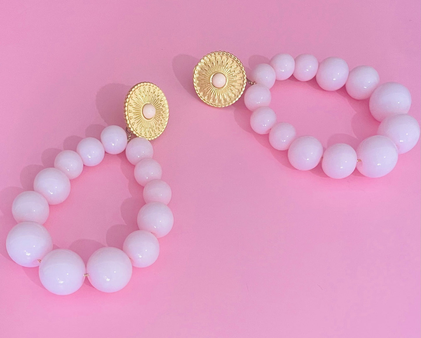 Boucles d’oreilles dorées