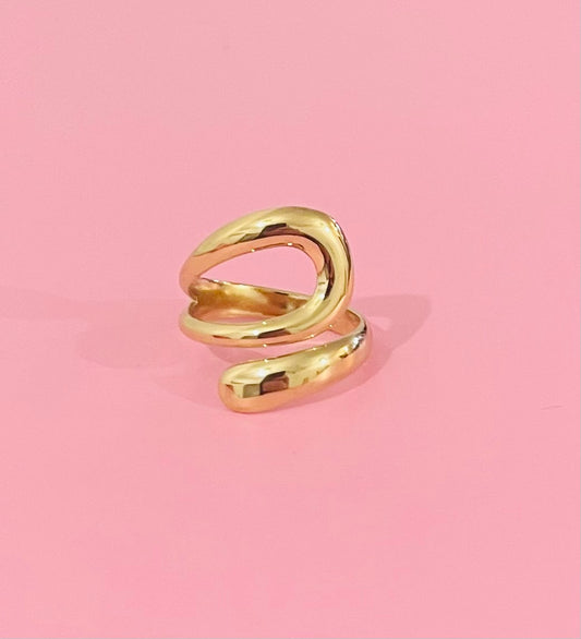 🎀Bague dorée ✨🩷