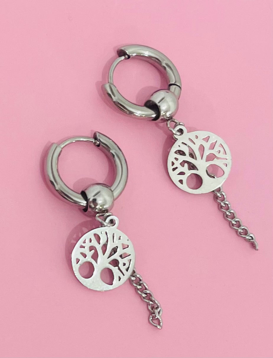 🎀✨boucle d’oreilles argenté ✨🎀
