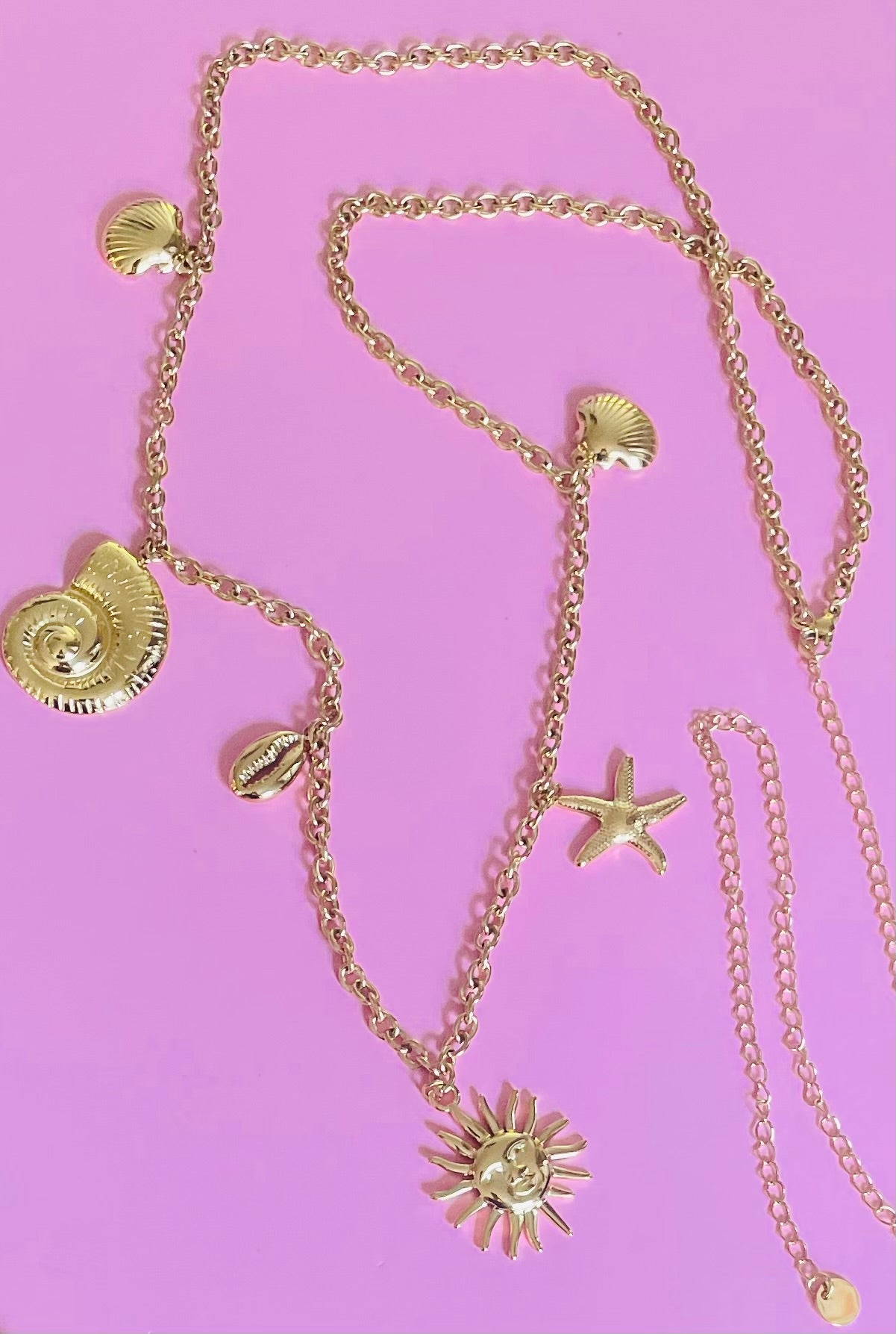 🎀✨chaine de ventre dorée mer✨🎀