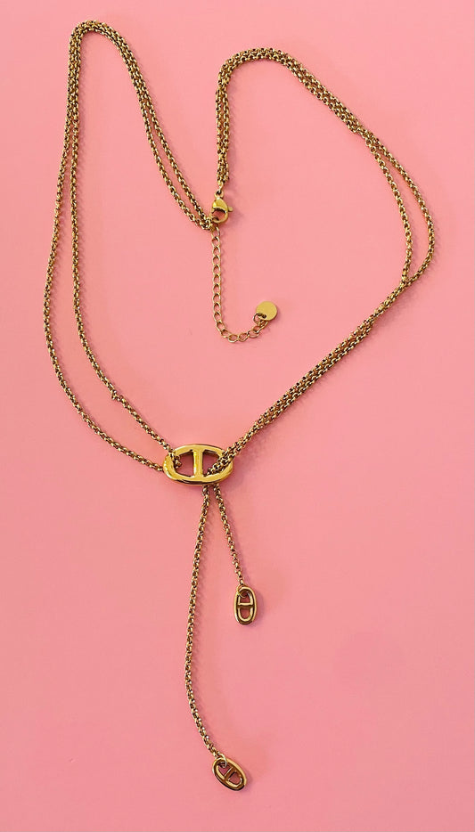 🎀✨collier mailles marine✨🎀