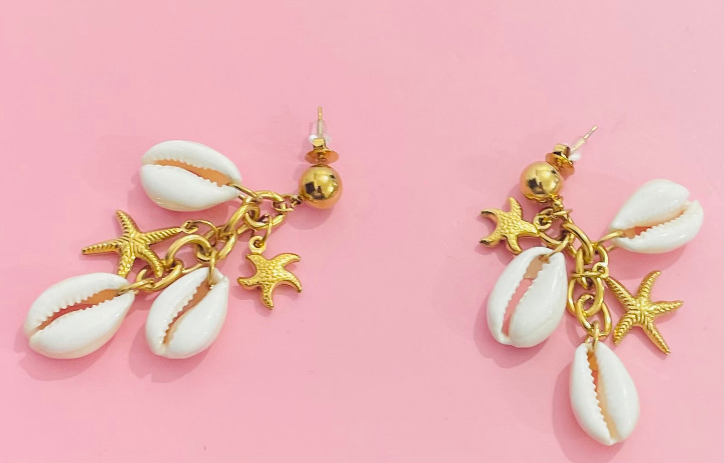 Boucles d’oreilles coquillages ✨🎀