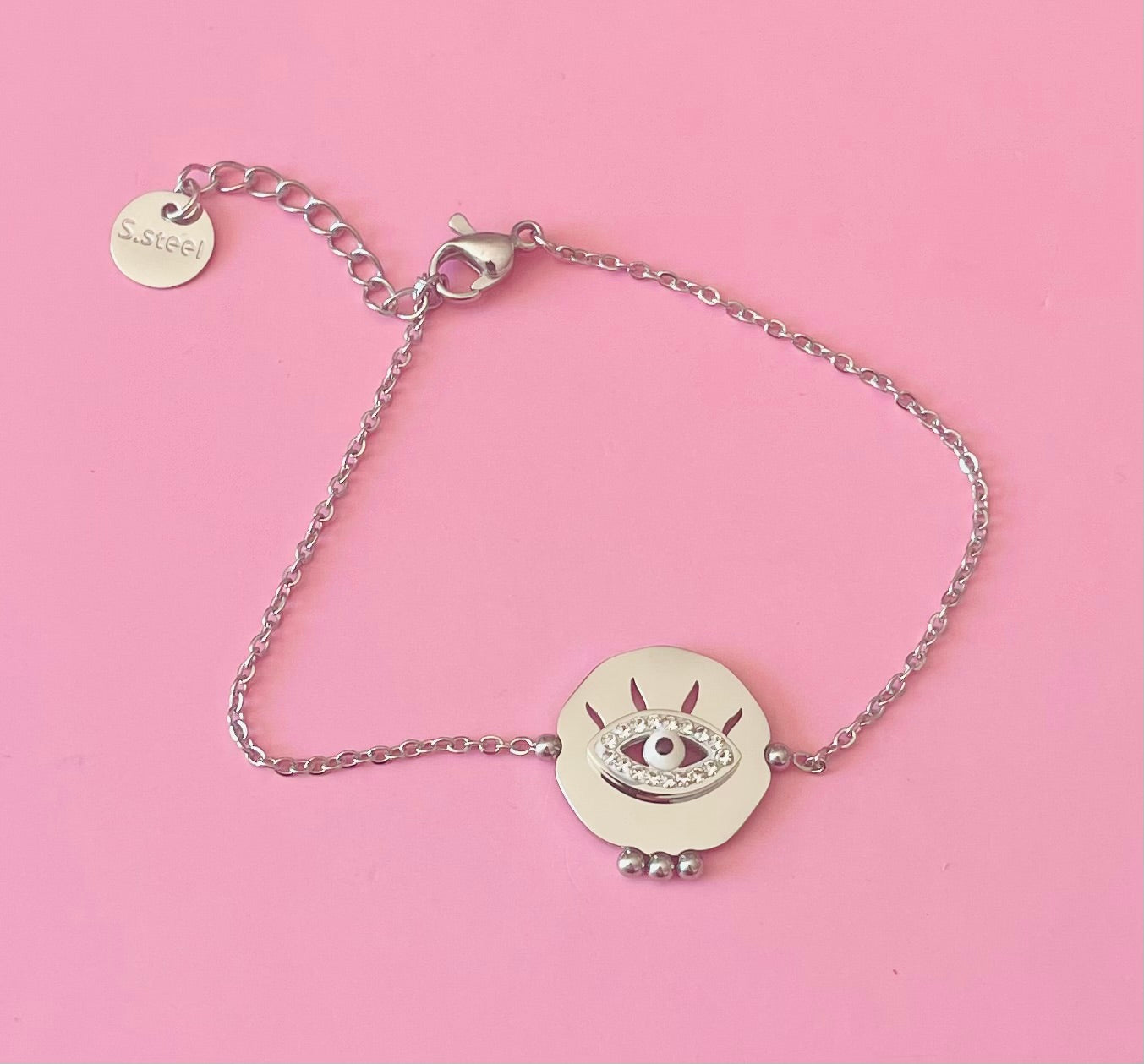 🎀✨bracelet argenté œil ✨🎀