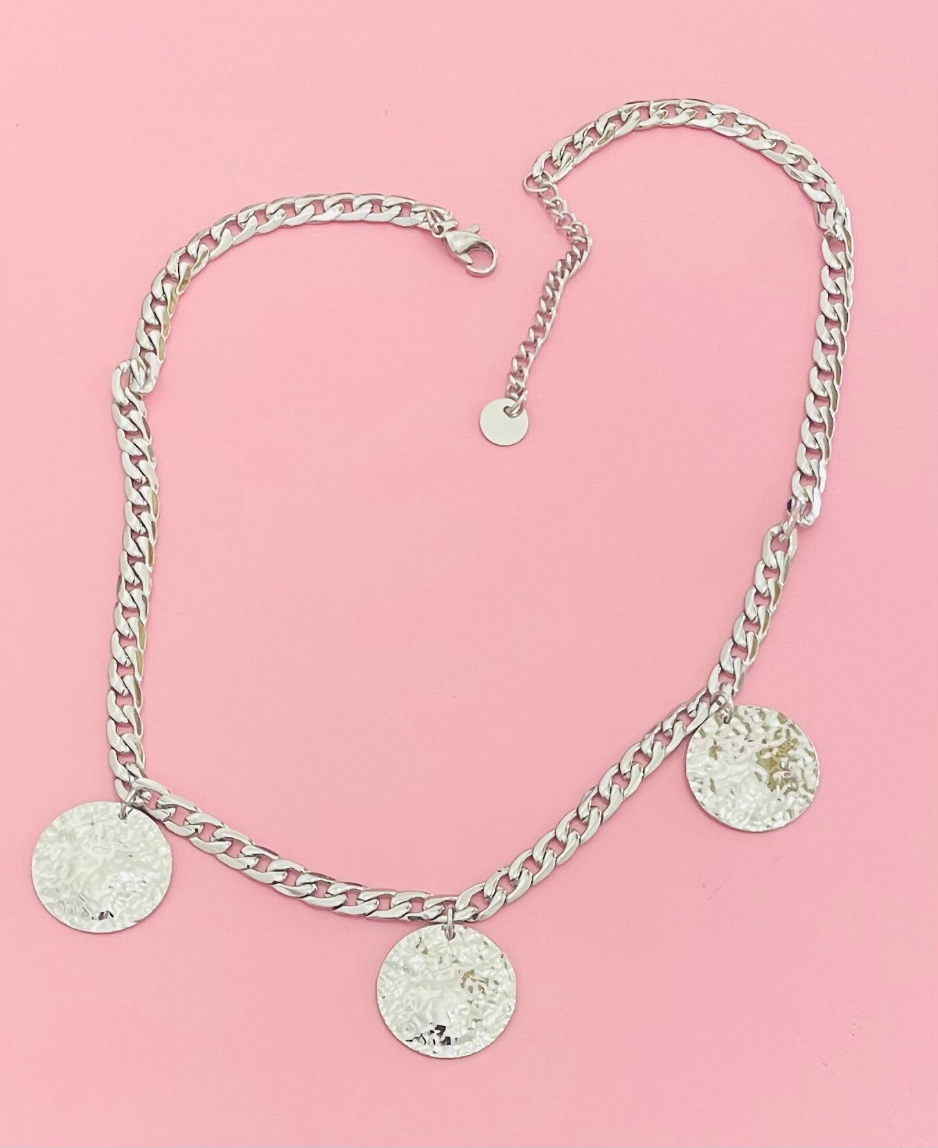 Collier argenté 🌸🎀
