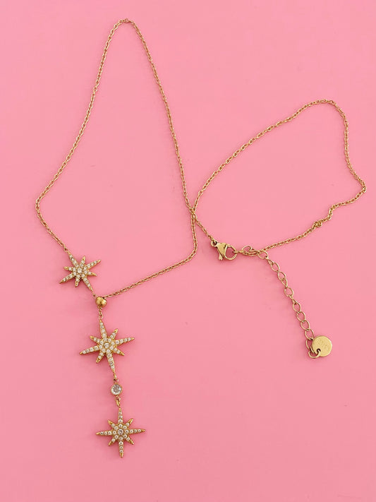 🎀✨Collier doré étoiles ✨🎀