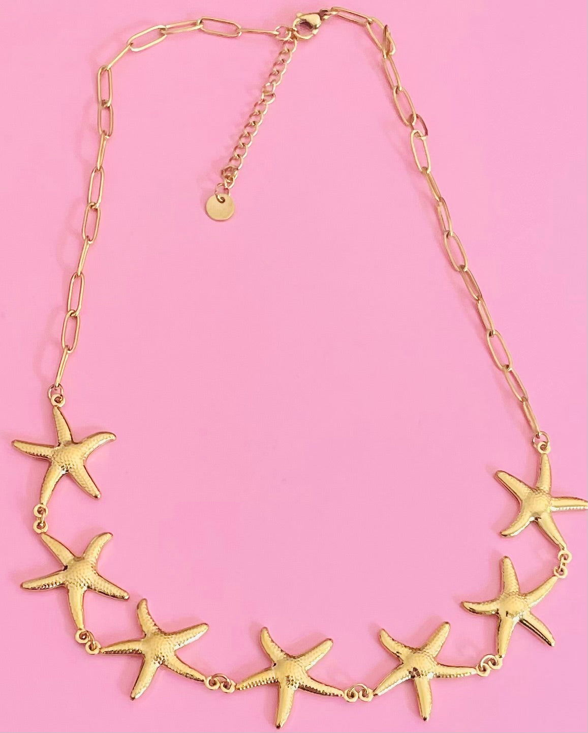 Collier doré étoiles de mer 🎀