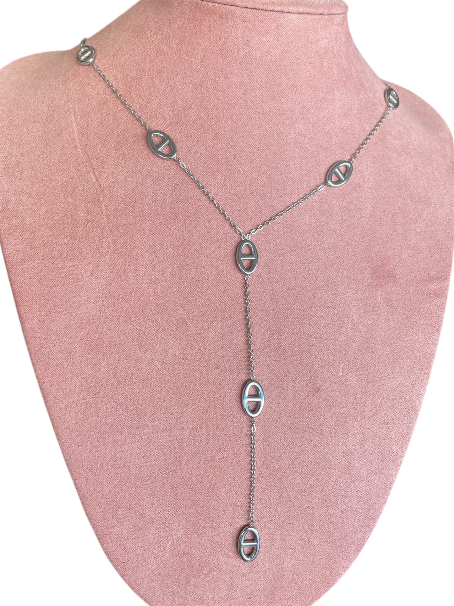 Colliers tendances mailles marine doré ou argenté🎀✨