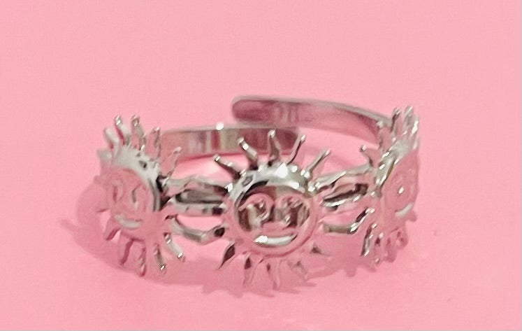🎀✨bague soleil argenté ✨🎀