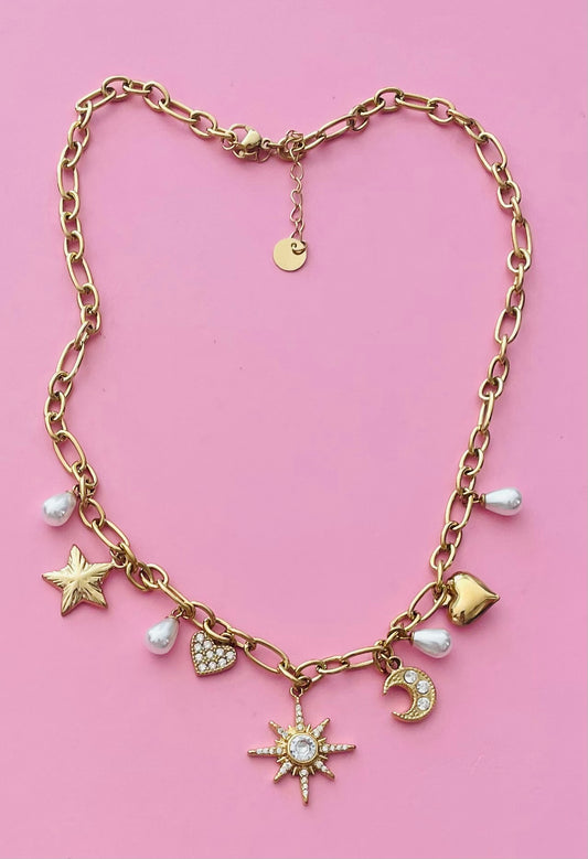 Collier doré étoile ✨