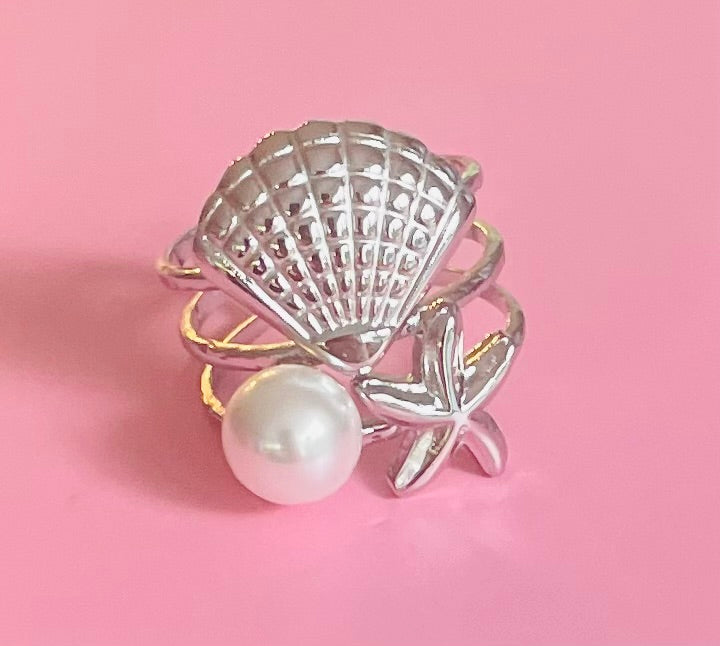 🎀✨bague argentée mer✨🎀