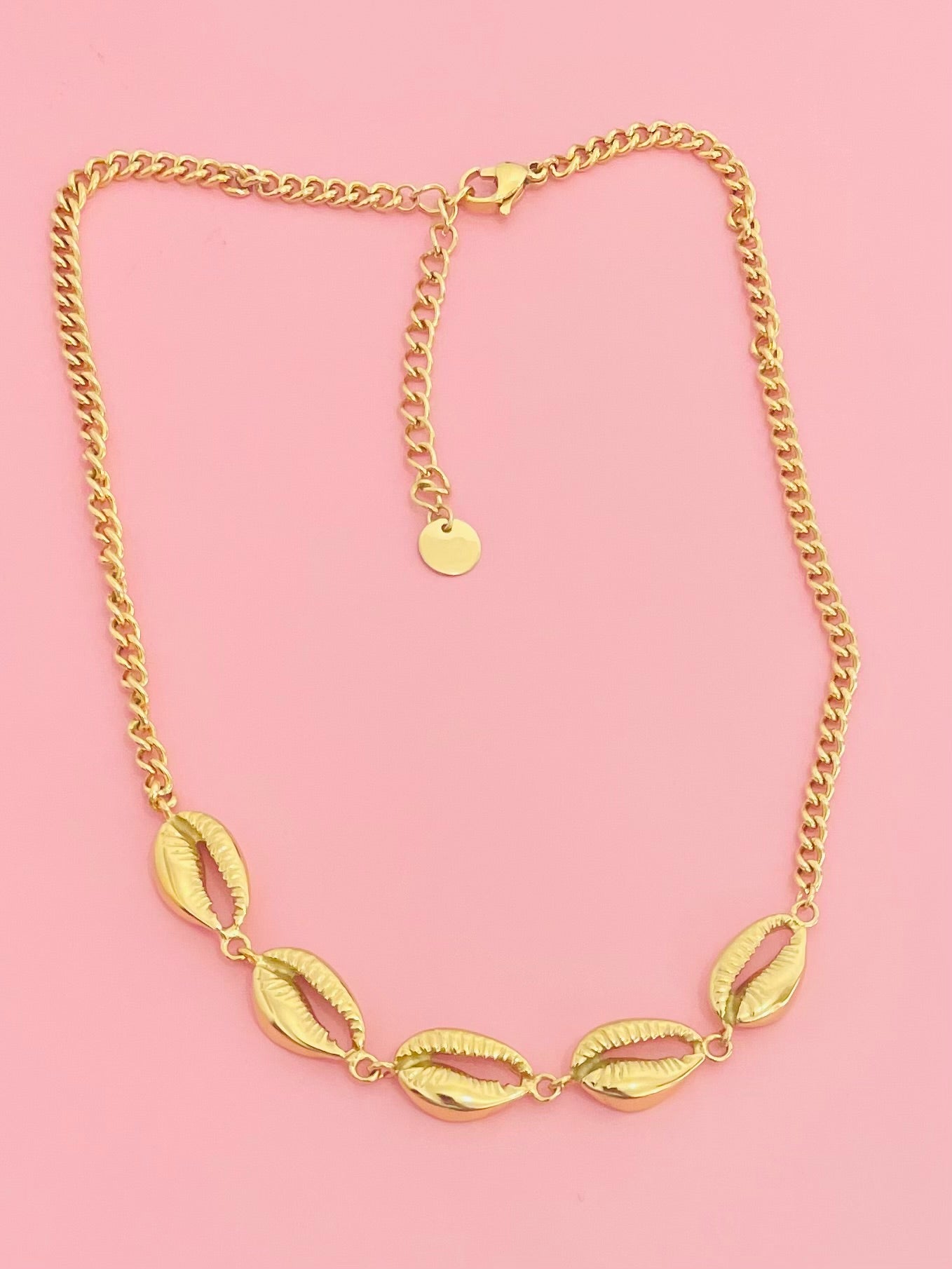 Collier doré coquillages 🐚 💕