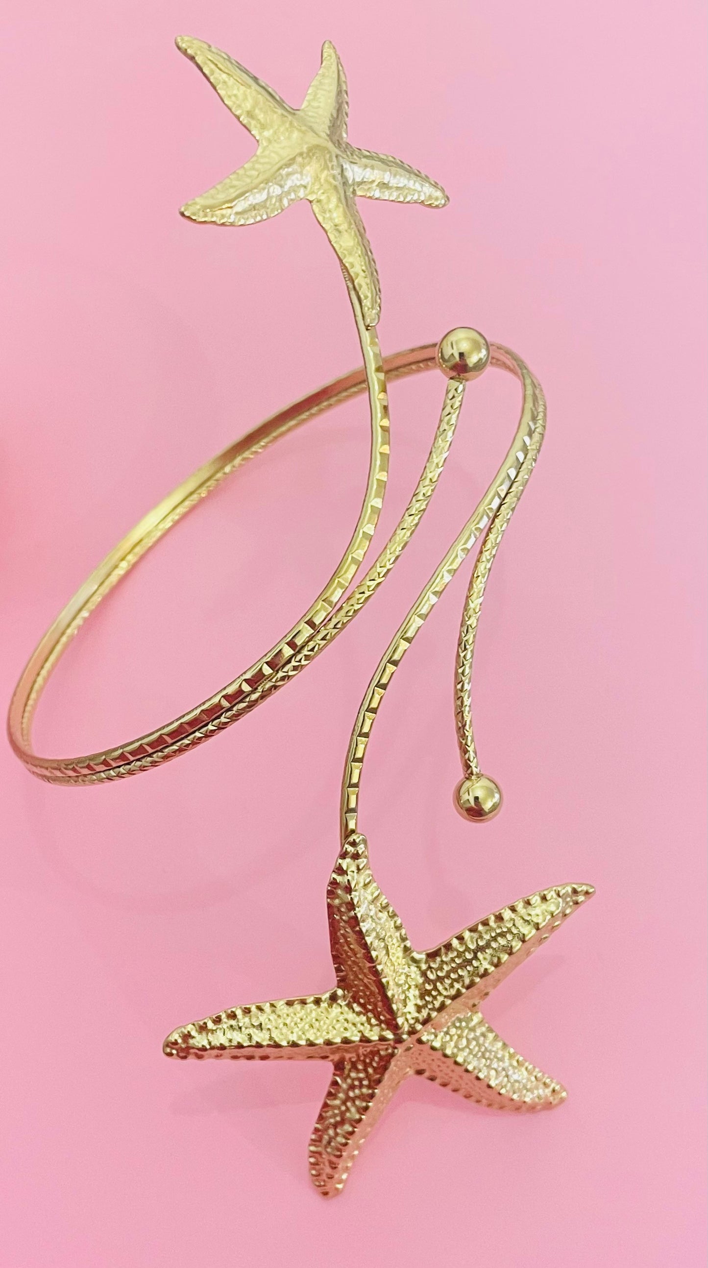 Bracelet de bras doré